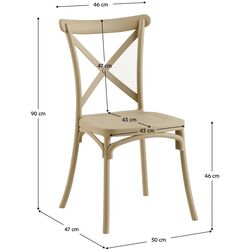 Scaun Tempo Kondela Savita (Gray-Brown) Thumb