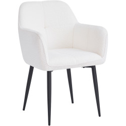 Scaun Tempo Kondela Sener (White/Black) Thumb