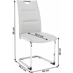 Scaun Tempo Kondela Tosena (Light Gray) Thumb