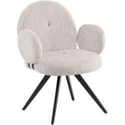 Scaun Tempo Kondela Vasala (Light Gray/Black) Thumb