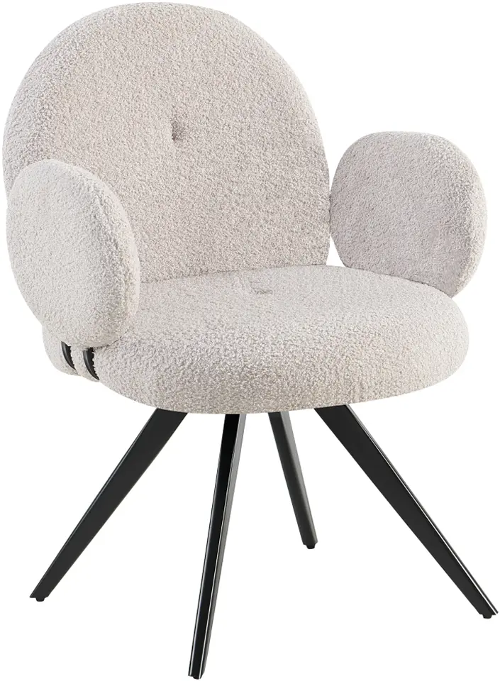 Scaun Tempo Kondela Vasala (Light Gray/Black)