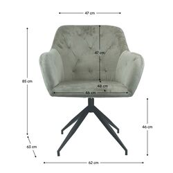 Scaun Tempo Kondela Veleza New (Brown-Gray) Thumb