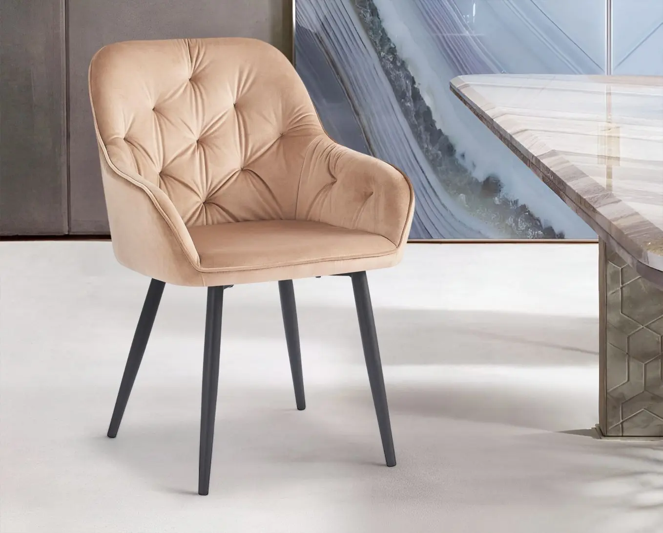 Scaun Tempo Kondela Verio Bluvel 28 (Light Brown/Black)