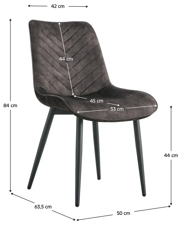 Scaun Tempo Kondela Zaina Tip 2 (Brown/Black)