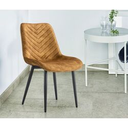 Scaun Tempo Kondela Zaina Tip 2 (Brown-gold/Black)