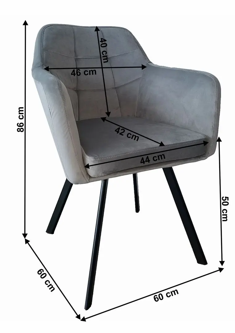 Scaun Tempo Kondela Zeron New (Gray/Black)