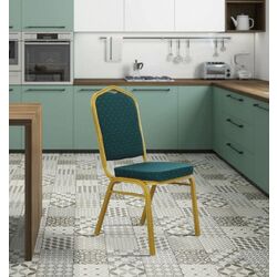 Scaun Tempo Kondela Zina 2 (Green/Golden Matt)