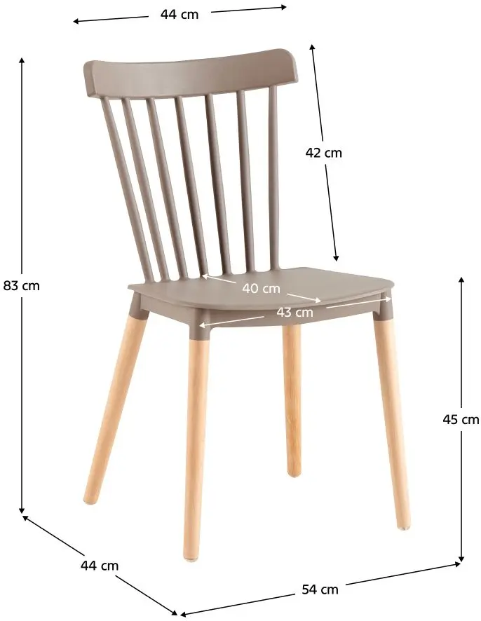 Scaun Tempo Kondela Zosima (Gray/Beech)