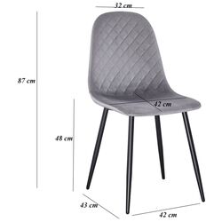 Scaun Yasen DC 5010 (Grey/Black) Thumb