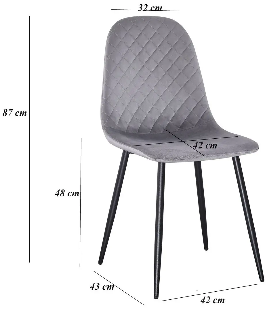 Scaun Yasen DC 5010 (Grey/Black)