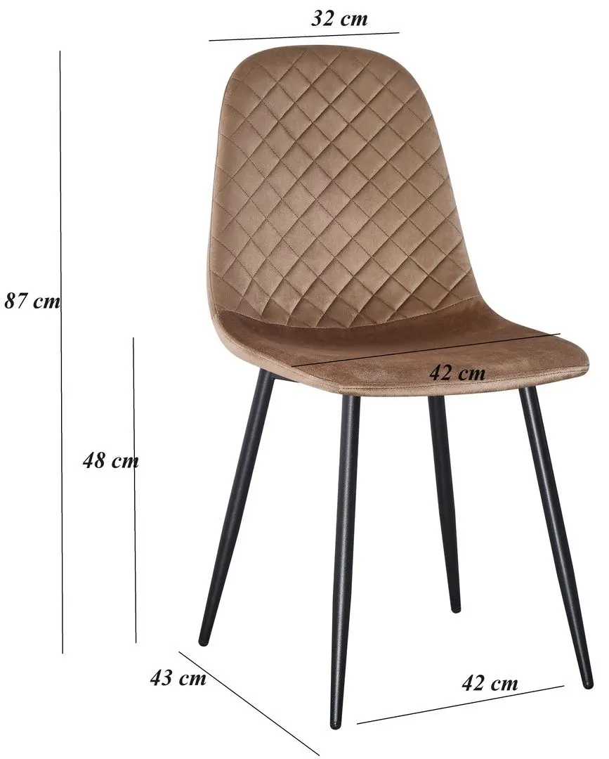 Scaun Yasen DC 5010  (Golden Brown/Black)