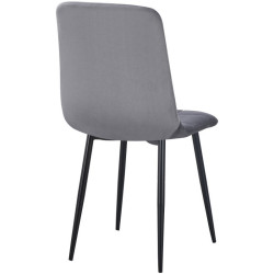 Стул Yasen DC 5012 HLR 20 (Серый/Черный) Thumb