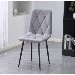 Стул Yasen DC 5012 HLR 20 (Серый/Черный) Thumb