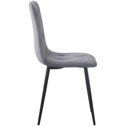 Стул Yasen DC 5012 HLR 20 (Серый/Черный) Thumb