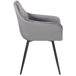 Стул Yasen DC 6001-D HLR 22 (Серый/Черный) Thumb