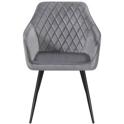 Стул Yasen DC 6001-D HLR 22 (Серый/Черный) Thumb