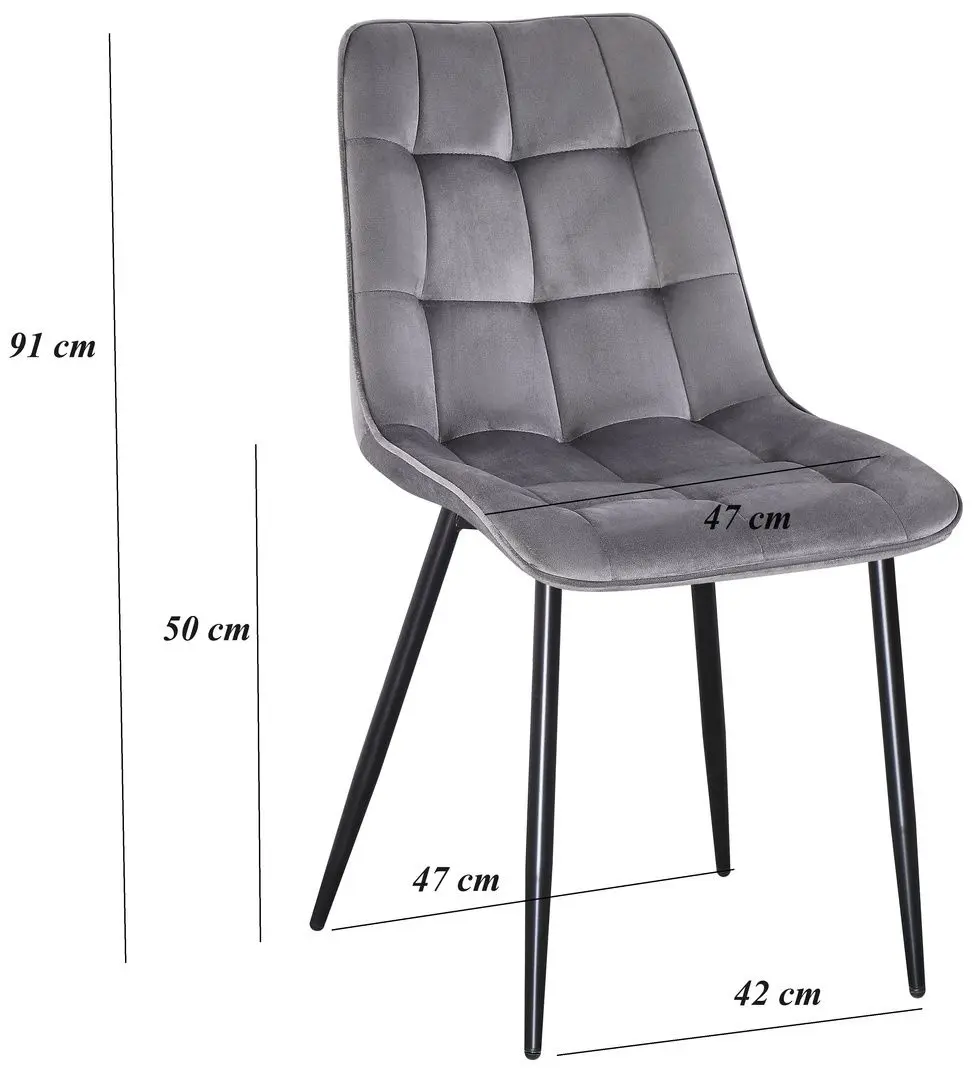 Scaun Yasen DC 6005 HLR 22 (Grey/Black)