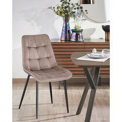 Стул Yasen DC 6005 HLR 8 (Тёмно-коричневый/Черный)