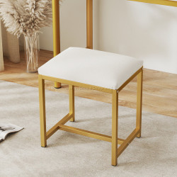Табурет Costway JV12814GD (White/Gold)