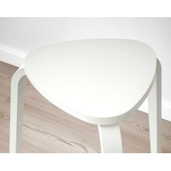 Taburet Ikea Kyrre (Alb murdar) Thumb