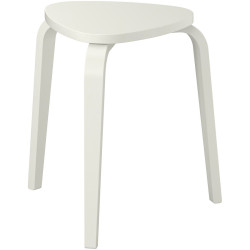 Taburet Ikea Kyrre (Alb murdar) Thumb