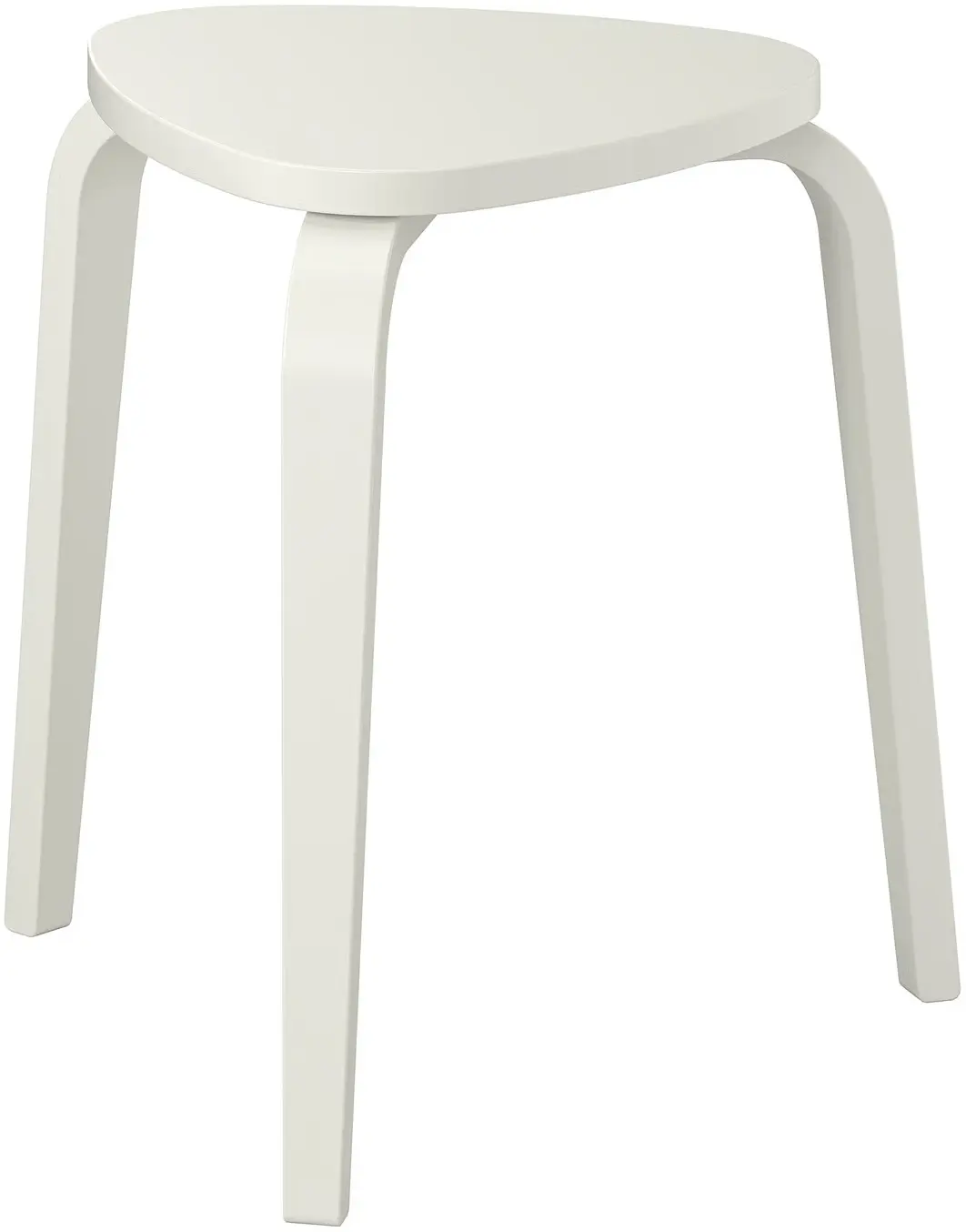 Taburet Ikea Kyrre (Alb murdar)