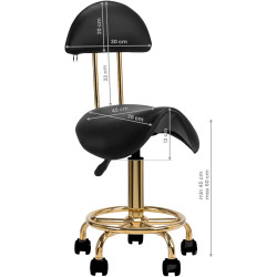 Taburet tip sa Activeshop 6001-G 154522 (Black/Gold) Thumb