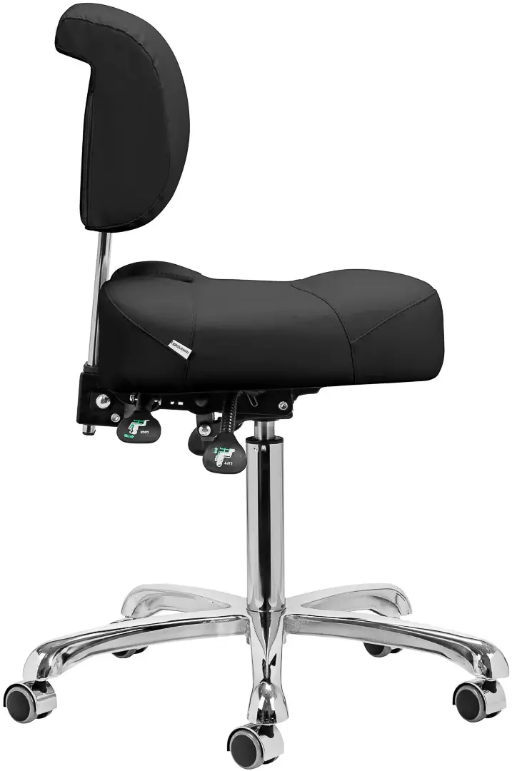 Taburet tip sa Giovanni 1005 150910 (Black/Silver)