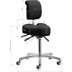 Taburet tip sa Giovanni 1005 150910 (Black/Silver) Thumb