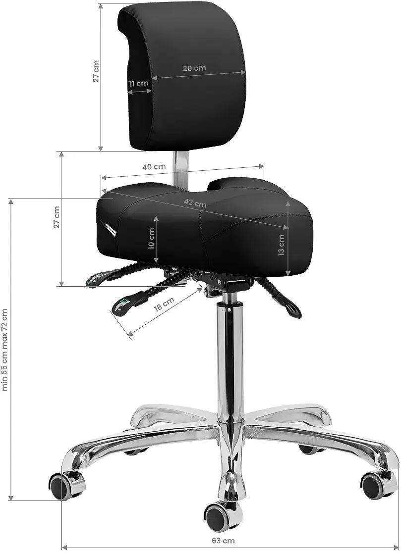 Taburet tip sa Giovanni 1005 150910 (Black/Silver)