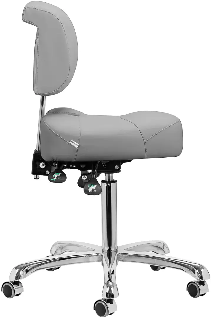 Taburet tip sa Giovanni 1005 150911 (Grey/Silver)