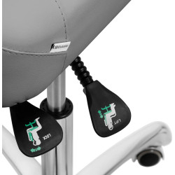 Taburet tip sa Giovanni 1005 150911 (Grey/Silver) Thumb