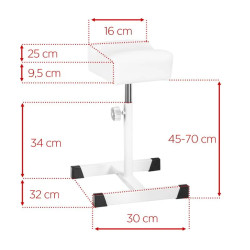 Suport pentru picioare pentru pedichiura Activeshop Bell 113260 (White) Thumb
