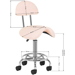 Taburet Activeshop 6001 154876 (Pink/Chrome) Thumb