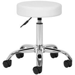 Taburet pentru salon de infrumusetare Activeshop AM-310v 154470 (White) Thumb