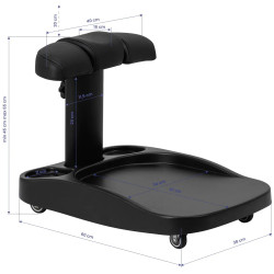 Подножка для педикюра Azzurro 150954 (Black) Thumb