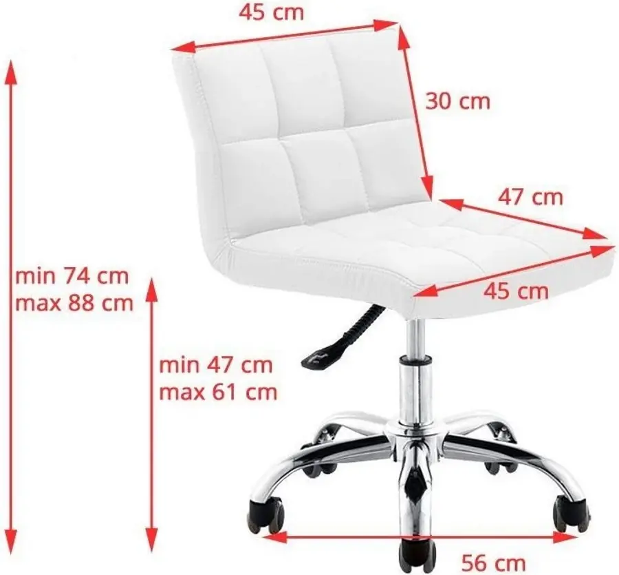 Scaun pentru salon de infrumusetare BeautyOne A-5299 (White) - 5