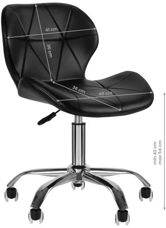 Scaun pentru salon de infrumusetare BeautyOne QS-06 (Grey) - 5