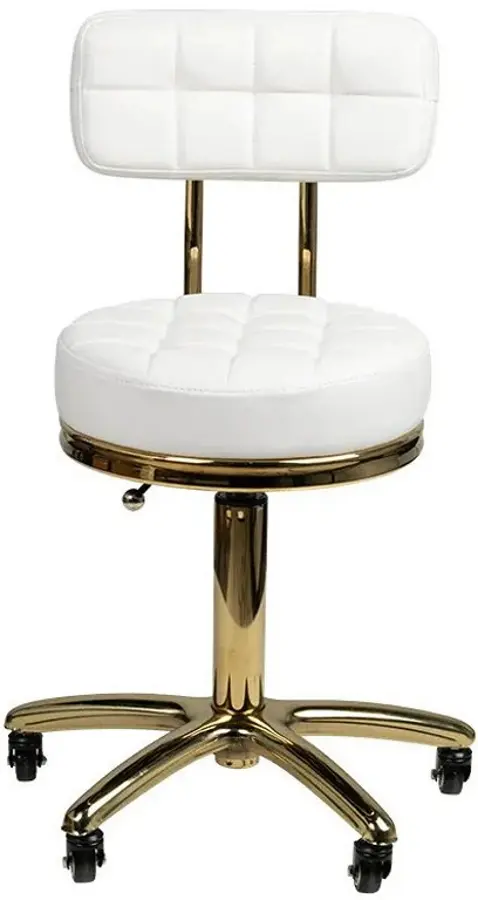 Табурет для салона красоты BeautyOne AM-961 (White) - 2