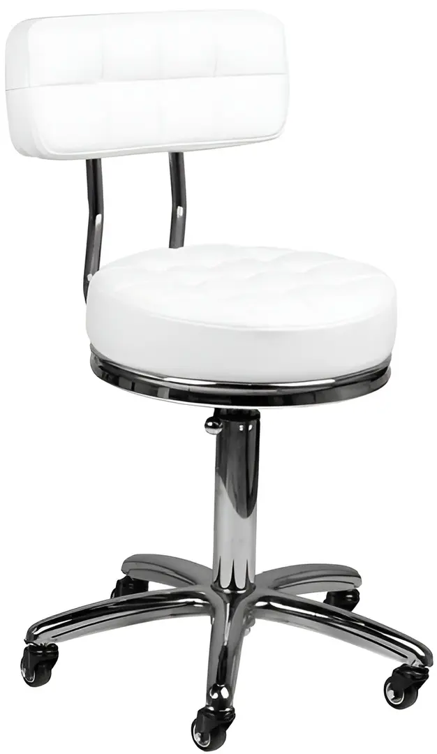 Табурет для салона красоты BeautyOne Lux (White)