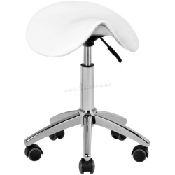 Табурет-седло для салона красоты BeautyOne 32x35 (White)