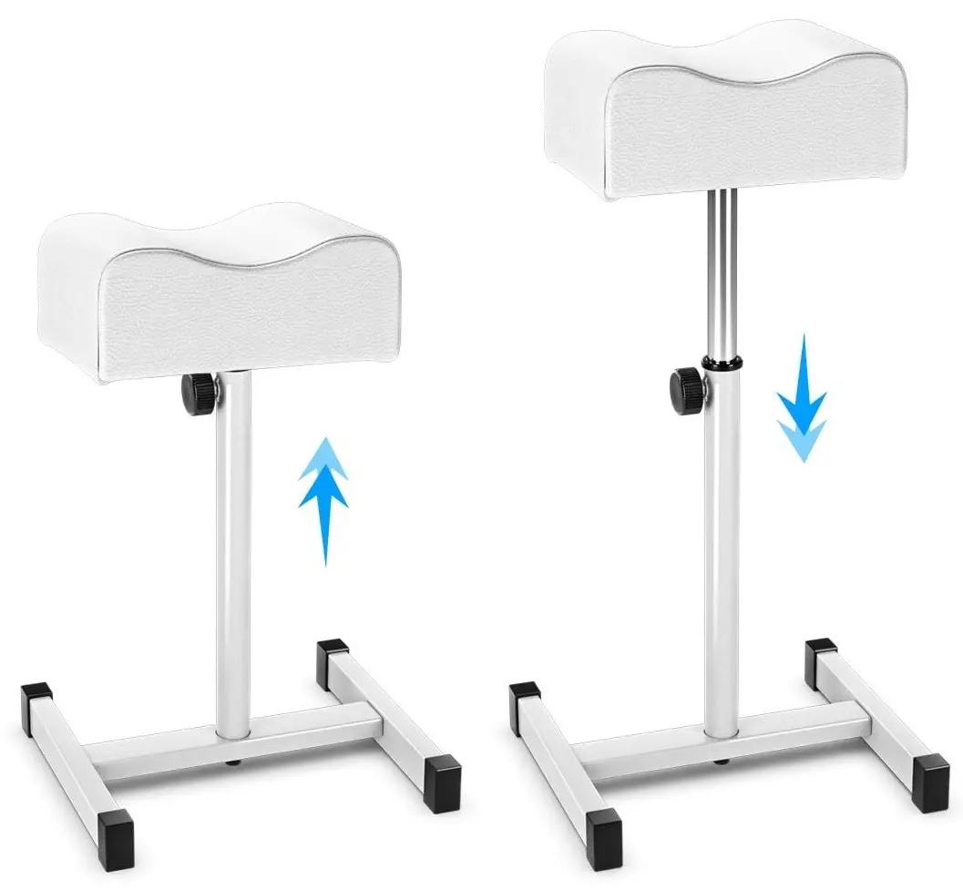 Taburet pentru salon de infrumusetare Costway HB84543WH (White)