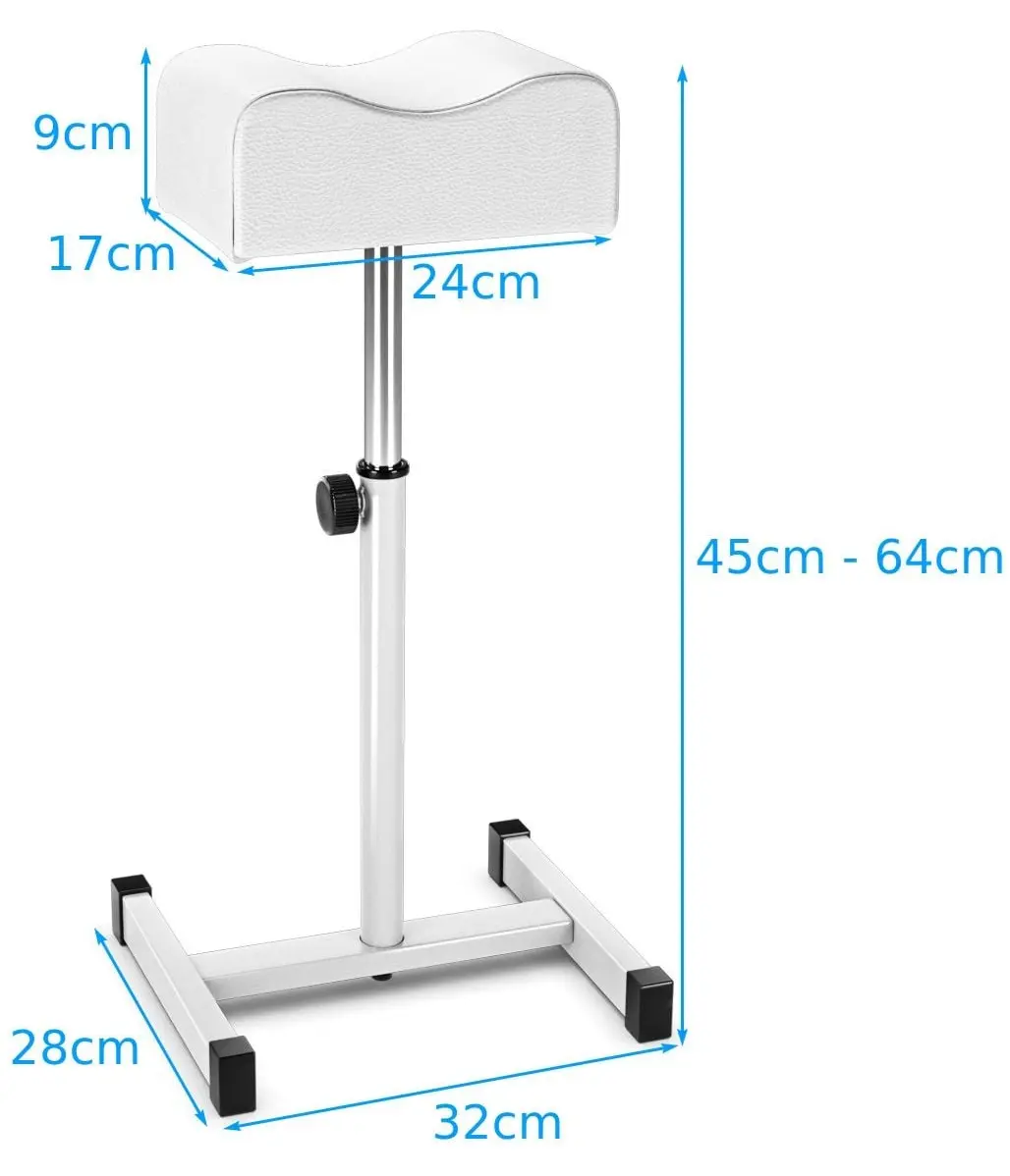 Taburet pentru salon de infrumusetare Costway HB84543WH (White)