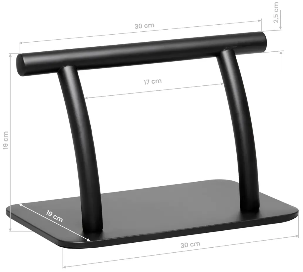 Suport pentru picioare pentru coafură Gabbiano L005S 148065 (Black)