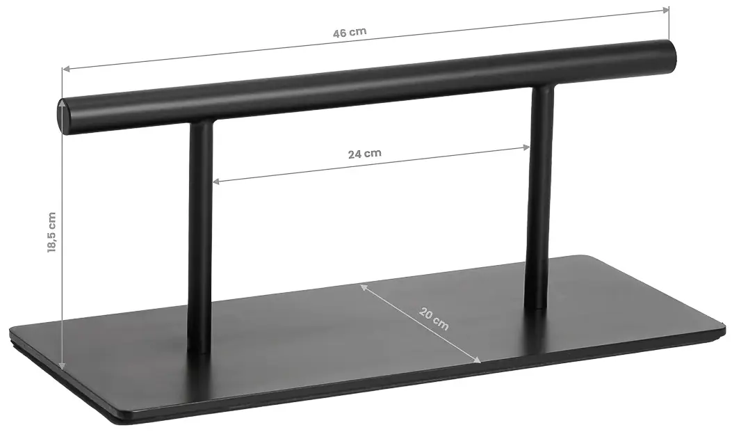 Парикмахерская подставка для ног Gabbiano L008B 148066 (Black)