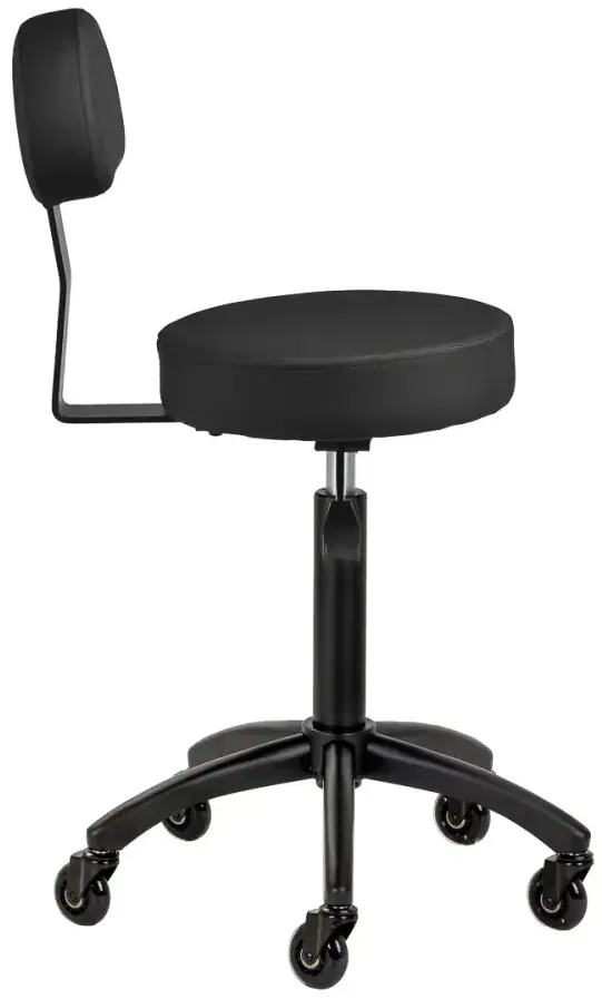 Taburet pentru salon de infrumusetare Gabbiano D026 154212 (Black)