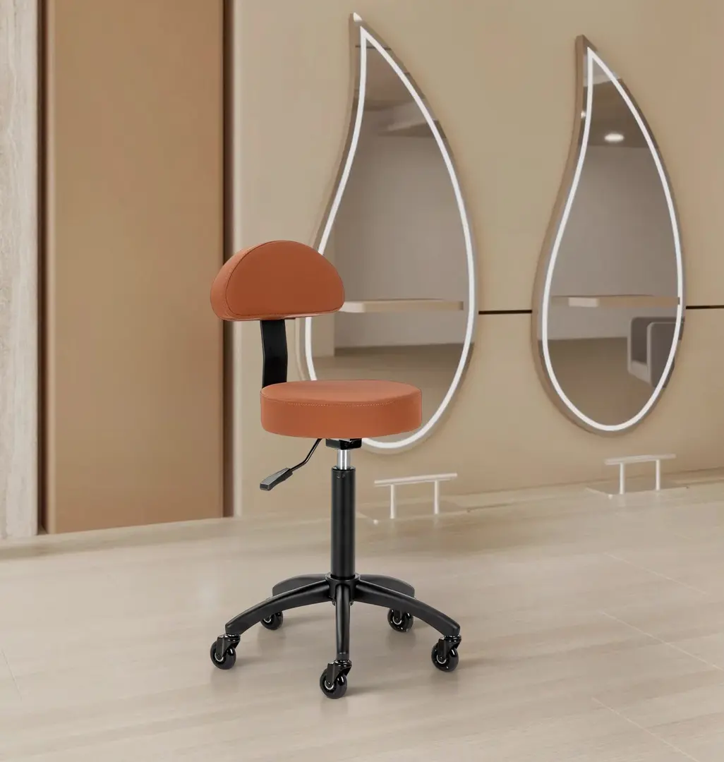 Taburet pentru salon de infrumusetare Gabbiano D026 154213 (Brown)