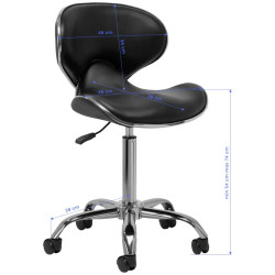 Табурет для салона красоты Gabbiano Q-4599 V2 155728 (Black) Thumb