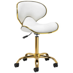 Табурет для салона красоты Gabbiano Q-4599G 150180 (White) Thumb