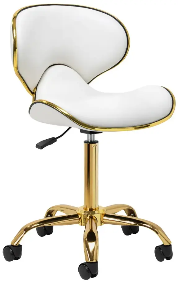 Табурет для салона красоты Gabbiano Q-4599G 150180 (White) - 2